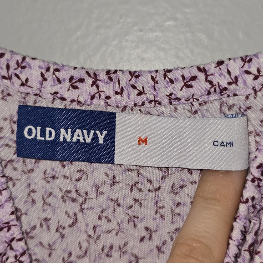 🌟 Old Navy Purple Floral Cami - Picture 4 of 6